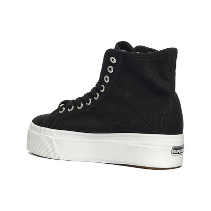 SUPERGA 2708 BLACK FWHITE Sneakers Donna 