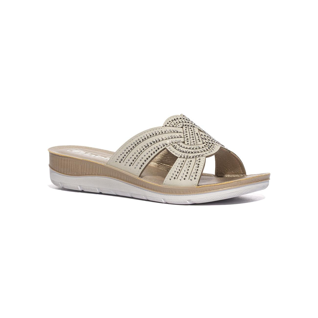 IN BLU BV000037 GHIACCIO Sandali Donna 