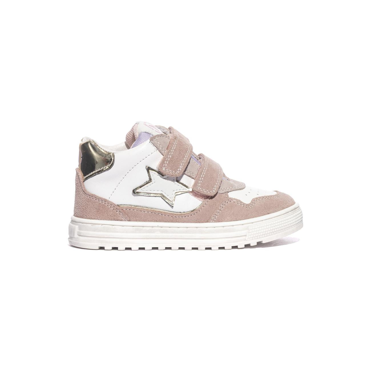 NATURINO 0012018618.01.1M75 ROSE WHITE Sneakers Bambina 