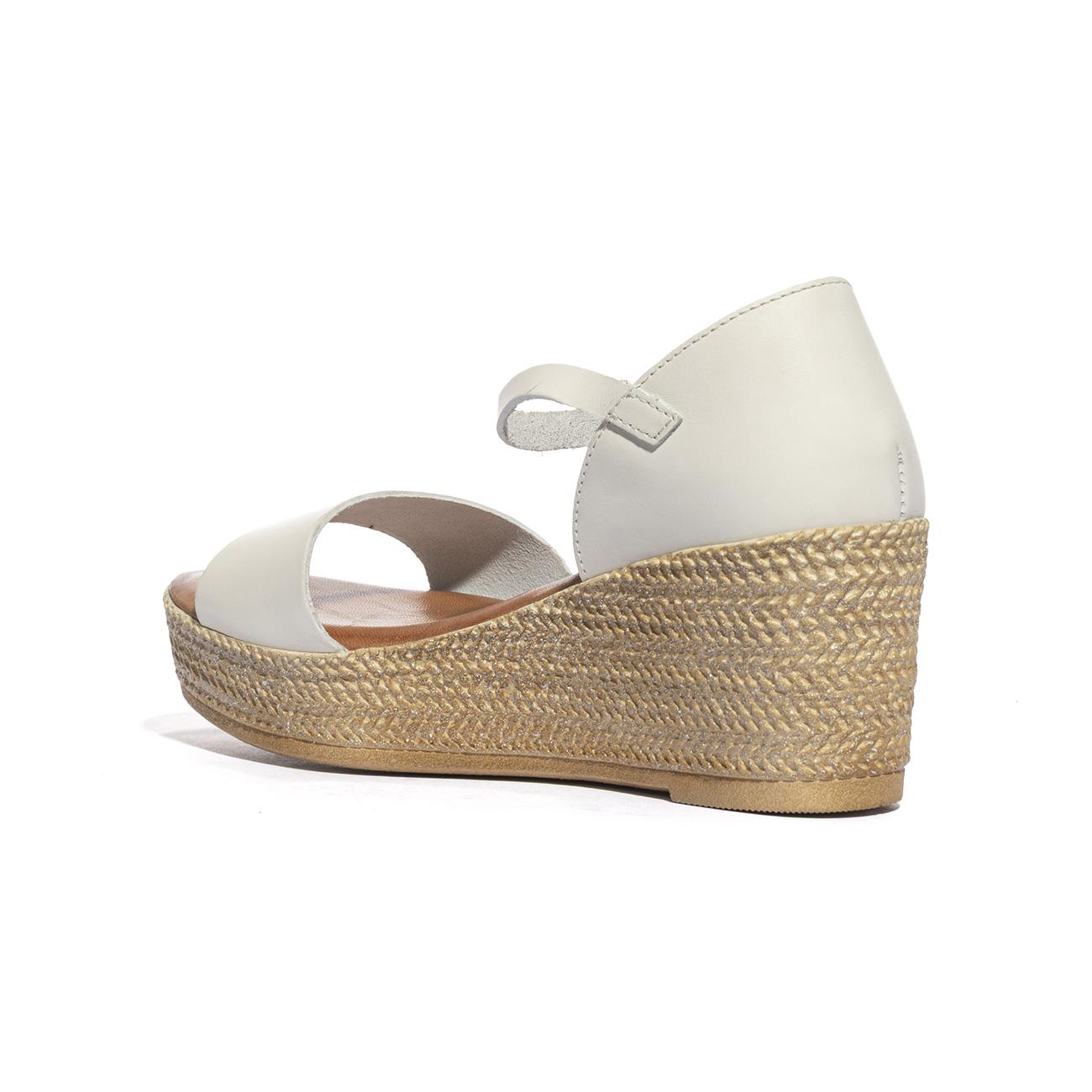 LARA SHOES 19379 WHITE Sandali Donna 
