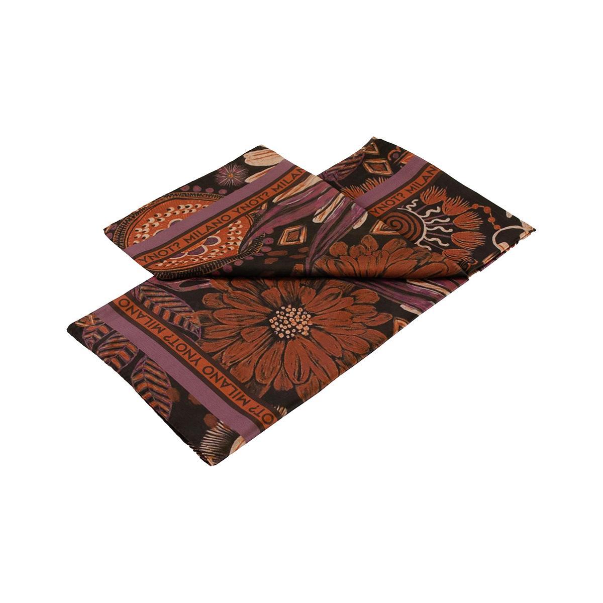 Y-NOT FLD180F6 PURPLE Foulard Donna 