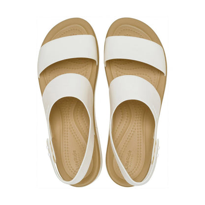 CROCS CR.211802 CHALK TAN SANDALO Donna 