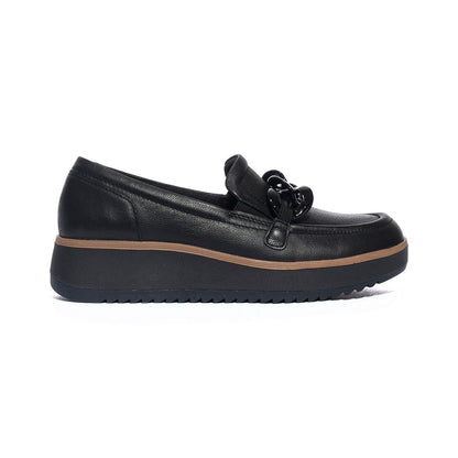 CLARKS 180109 BLACK LEA Slip-on Donna 