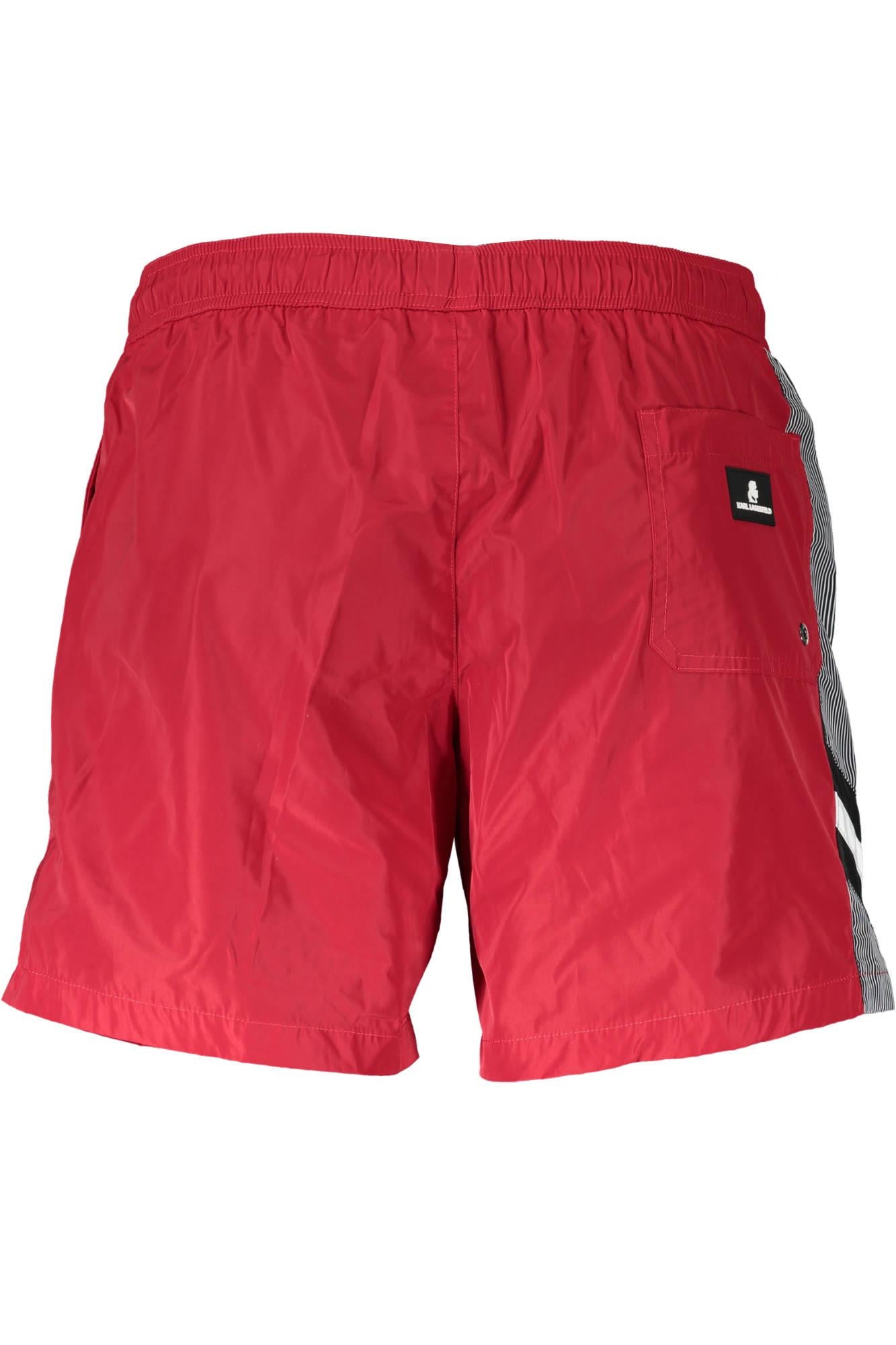 KARL LAGERFELD KL20MBM07_ROSSO_RED Rosso Costumi Uomo 