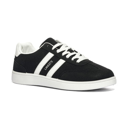 LANCETTI LNC871-1 BLACK WHITE Sneakers Uomo 