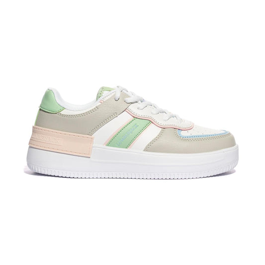 LUMBERJACK SWG1611-001 OFF WHITE SAND MINT M1447 Sneakers Donna 