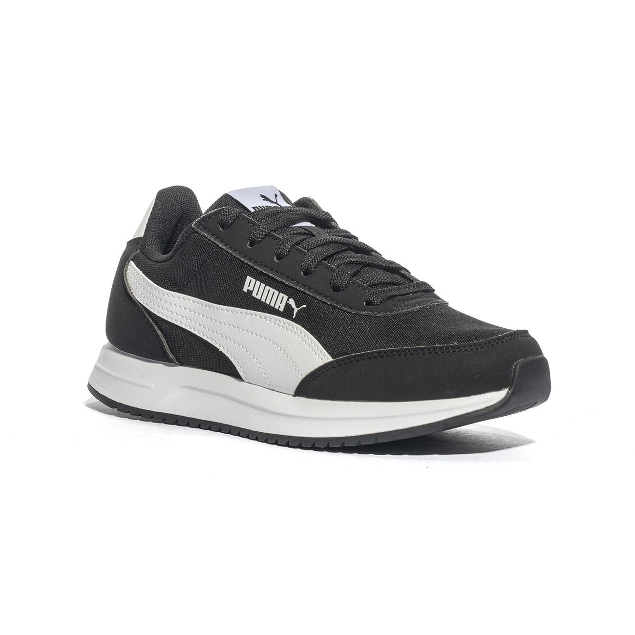 PUMA 400267-01 Black White Sneakers Donna 