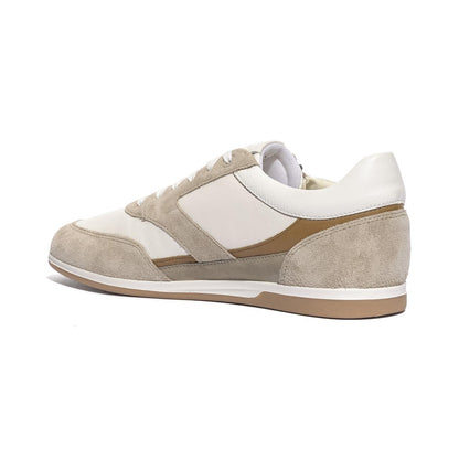 GEOX U654GA 2285 SAND WHITE    C0122 Sneakers Uomo 