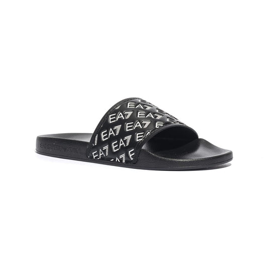 ARMANI 7X000109 BLACK WHITE Ciabatte Uomo 