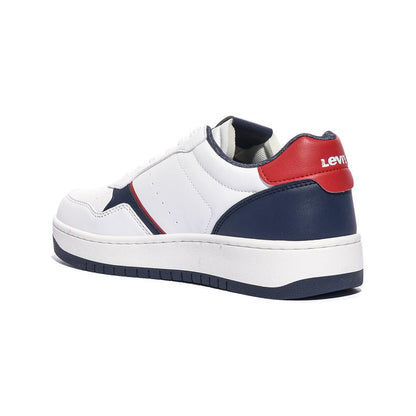 LEVI'S VUNI0126S WHITE RED NAVY Sneakers Bambino 