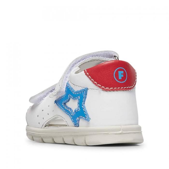 FALCOTTO 0011501051-01-1N10 WHITE-RED-PLUS Sandali Bambino 