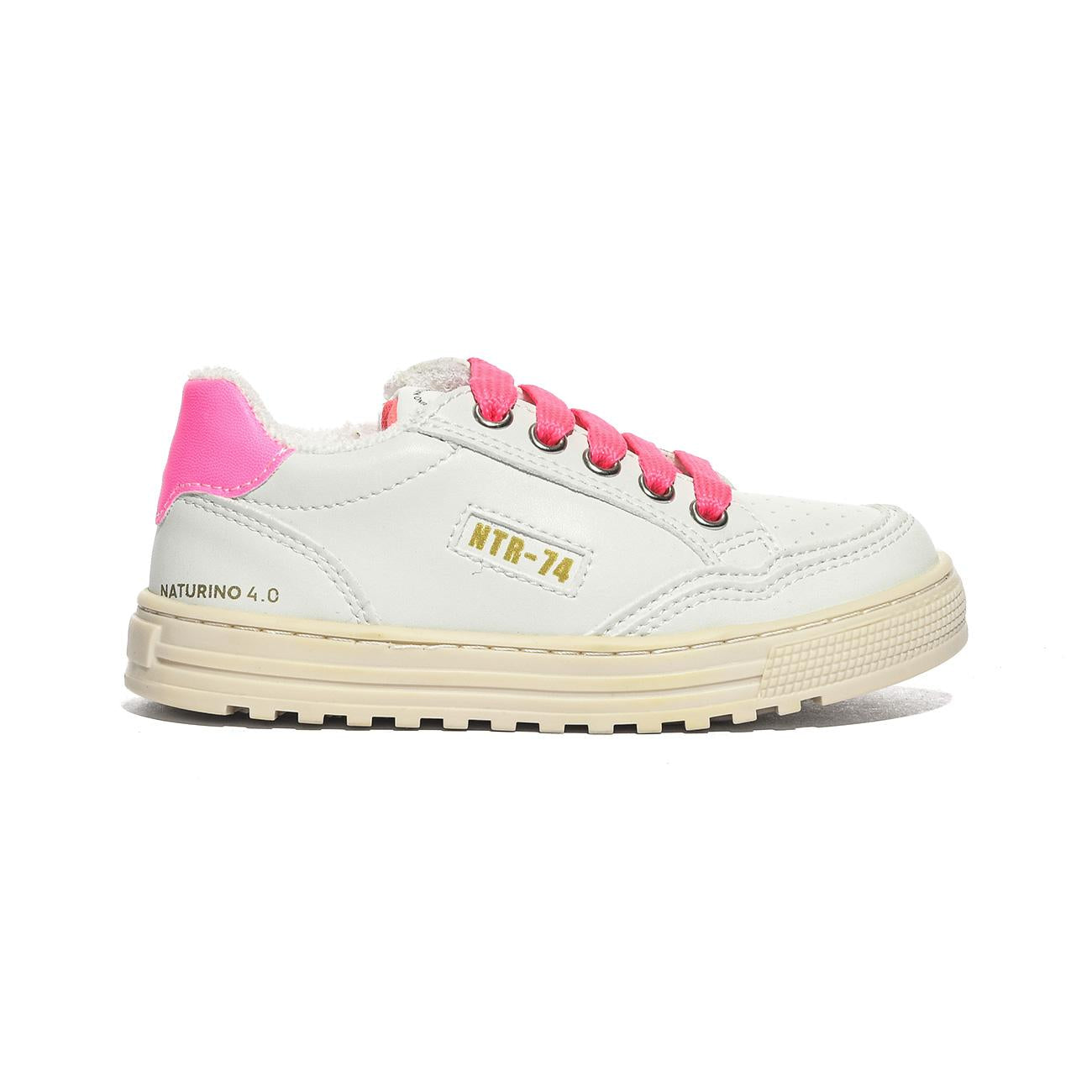 NATURINO 0012017516.01.1N19 WHITE CANDY Sneakers Bambina 