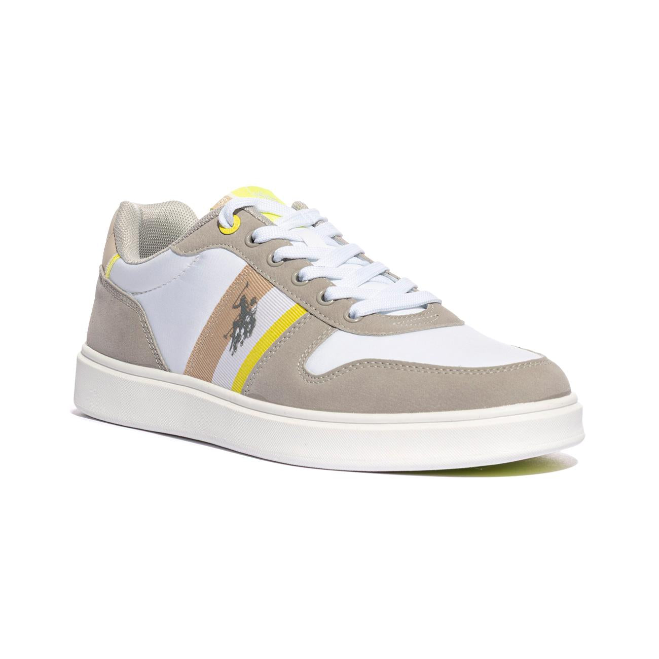 U.S. POLO ASSN. ROKKO003 LGR WHI Sneakers Uomo 