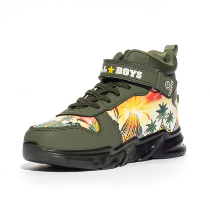 BULL BOYS DVAL3394 VERDE PALUDE Sneakers Bambino 