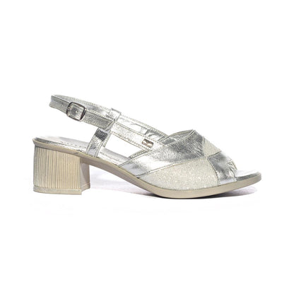 VALLEVERDE 33301 ARGENTO Sandali Donna 