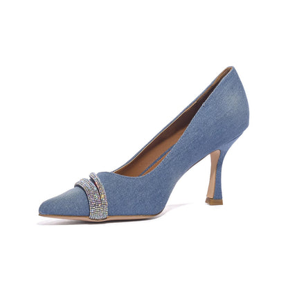 KHARISMA 7062 JEANS BLU Decollete Donna 