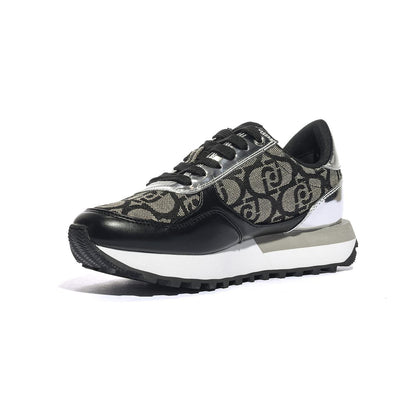 LIUJO BF5057EX32201039 BLACK SILVER Sneakers Donna 