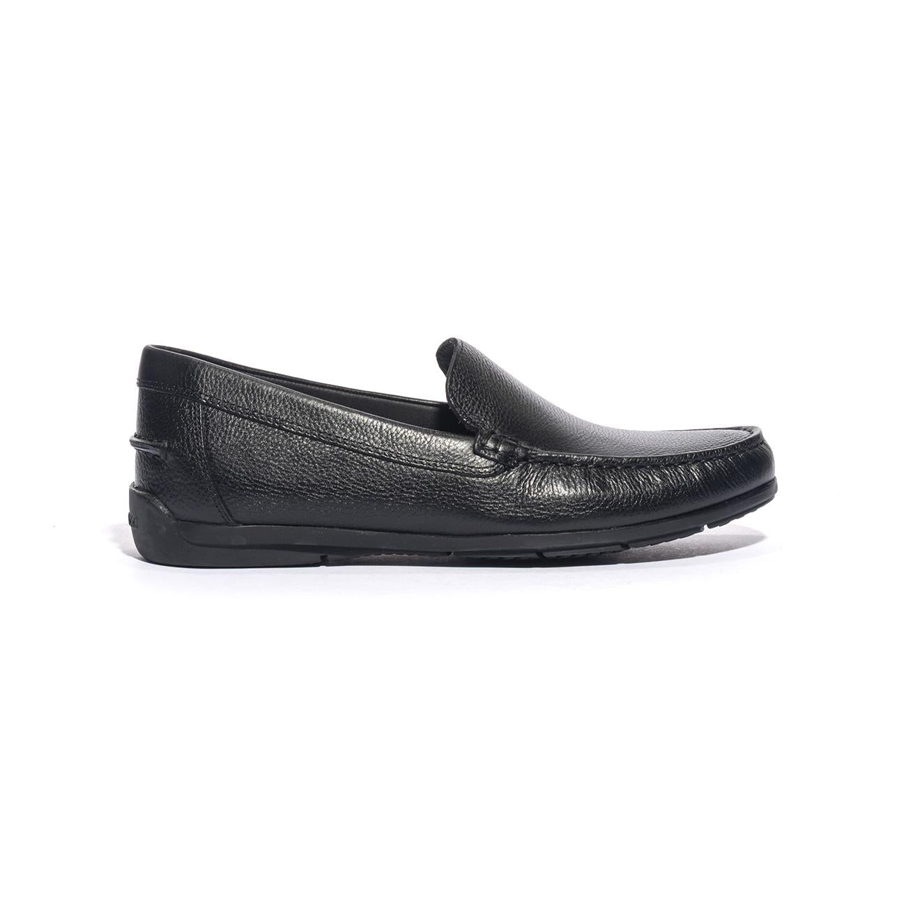 GEOX U55Q3A BLACK C9999 Mocassini Uomo 