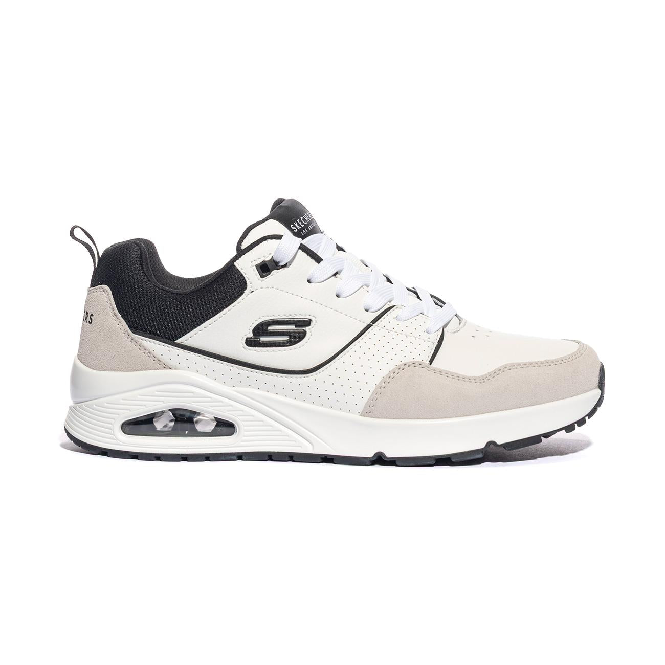 SNeakers SKechers Uno Retro One Bianche 183020WBK SKECHERS