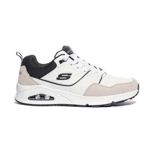 SNeakers SKechers Uno Retro One Bianche 183020WBK SKECHERS