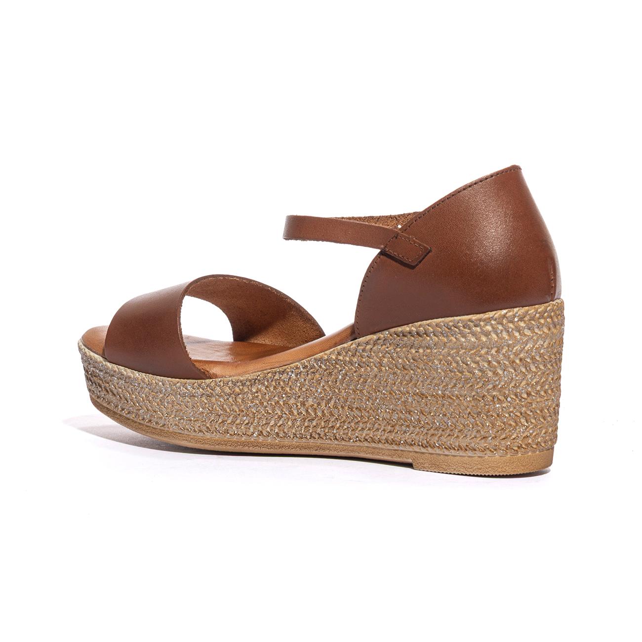 LARA SHOES 19379 TAN Sandali Donna 
