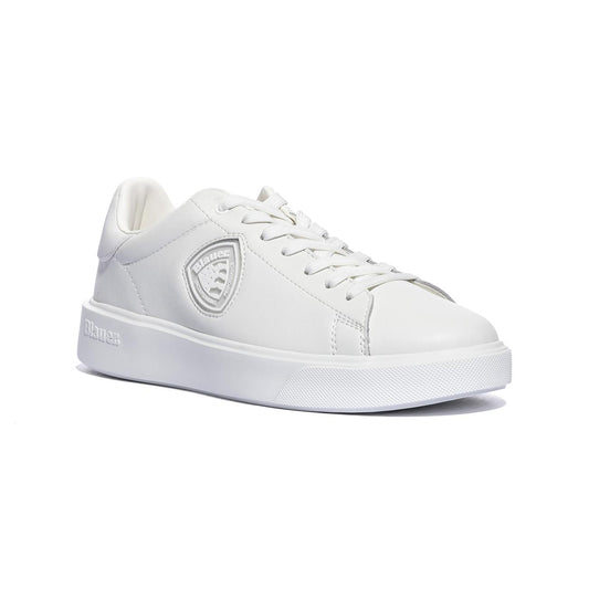 BLAUER S6BUCK07 LEA WHITE Sneakers Uomo 