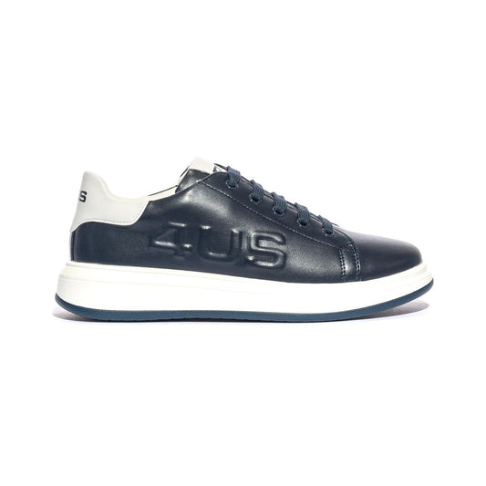 4US 42700 BLU WHITE Sneakers Bambino 