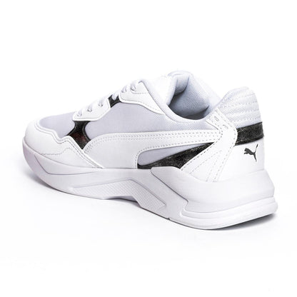 PUMA 384848-01 WHITE WHITE SILVER Sneakers Donna 