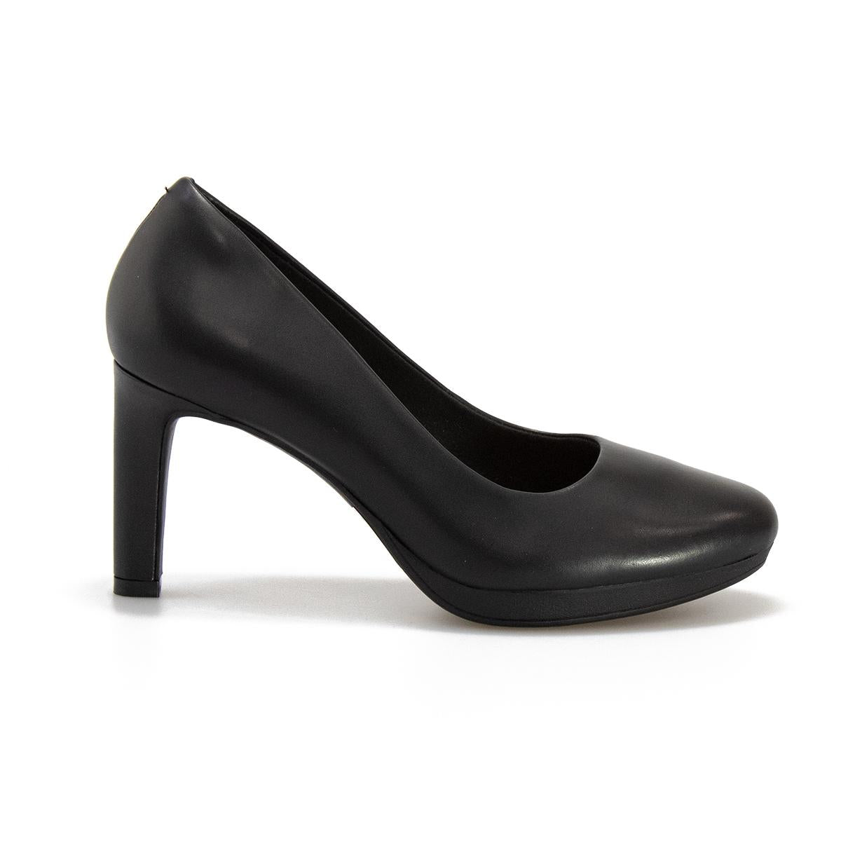 CLARKS 157764 BLACK LEATHER Decollete Donna 