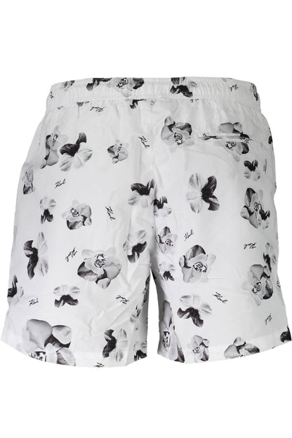 KARL LAGERFELD KL20MBM12_42458E4_BIANCOWHIT Bianco Costumi Uomo 