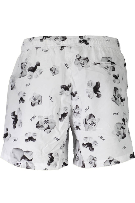 KARL LAGERFELD KL20MBM12_42458E4_BIANCOWHIT Bianco Costumi Uomo 
