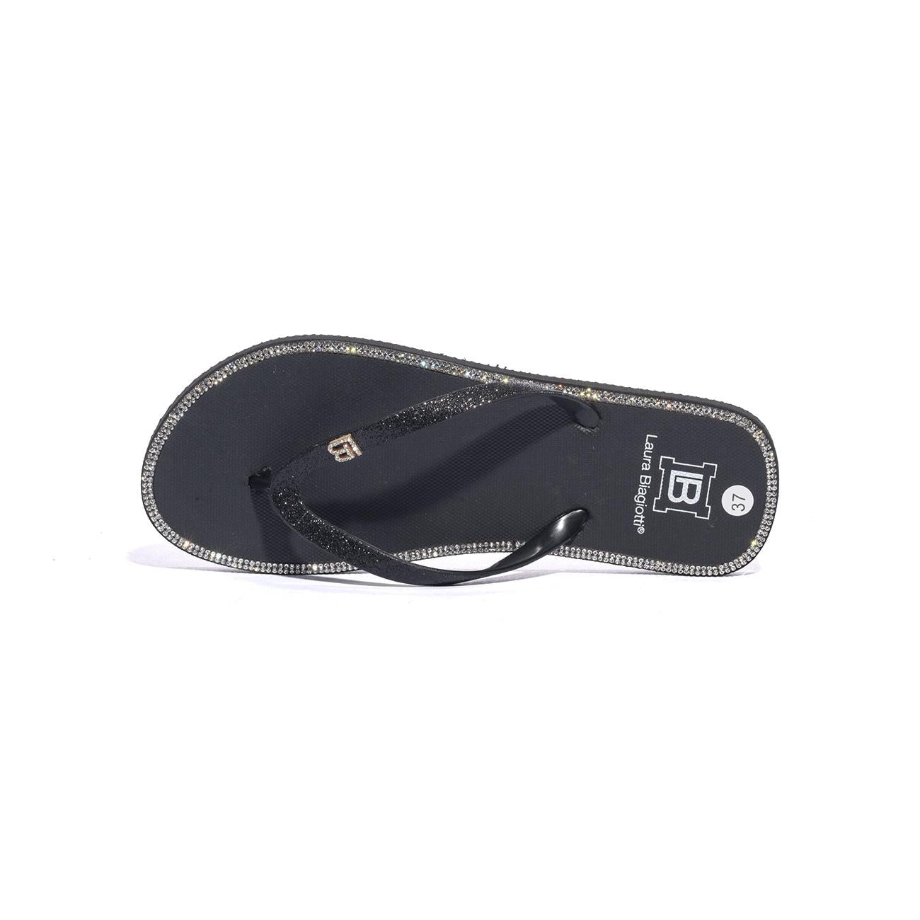 LAURA BIAGIOTTI 8650 BLACK Infradito Donna 
