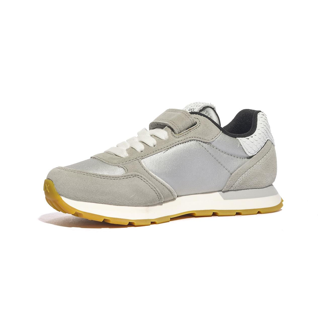 Sneakers Sun68  GIRL'S ALLY BRIGHT  NYLON (KID) Argento Z34408KARGENTO SUN 68