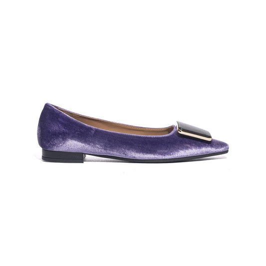 Infradito Uzuri  VELLUTO Viola 63E3VIOLA FRAU