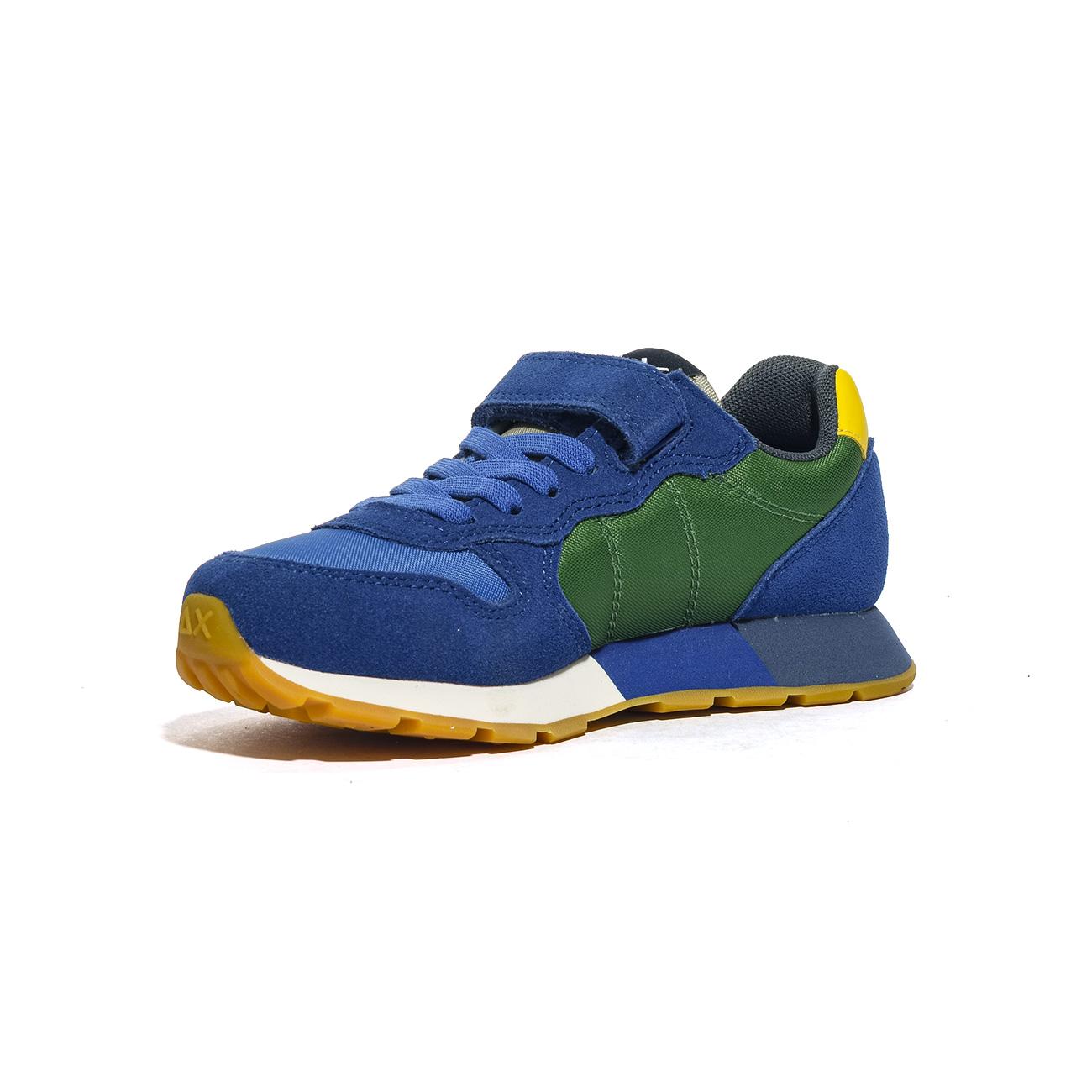Sneakers Sun68 BOY'S JAKI BICOLOR ( KID) Blu Z34312KROYAL VERDE PRATO SUN 68