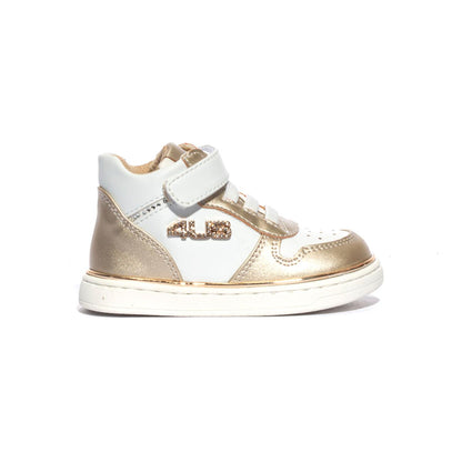 4US 43150 PLATINO WHITE Sneakers Bambina 