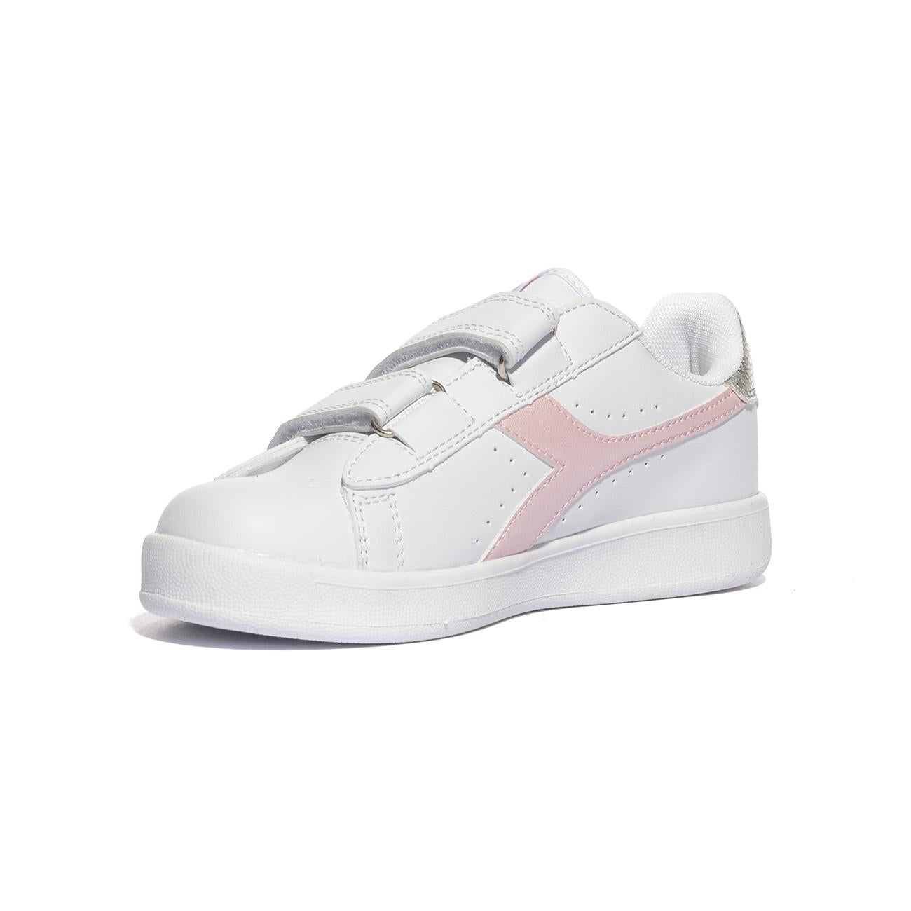 Snerakers Diadoria GAME P BALLET PS Bianche Rosa 101182615WHITE PINK LADY DIADORA
