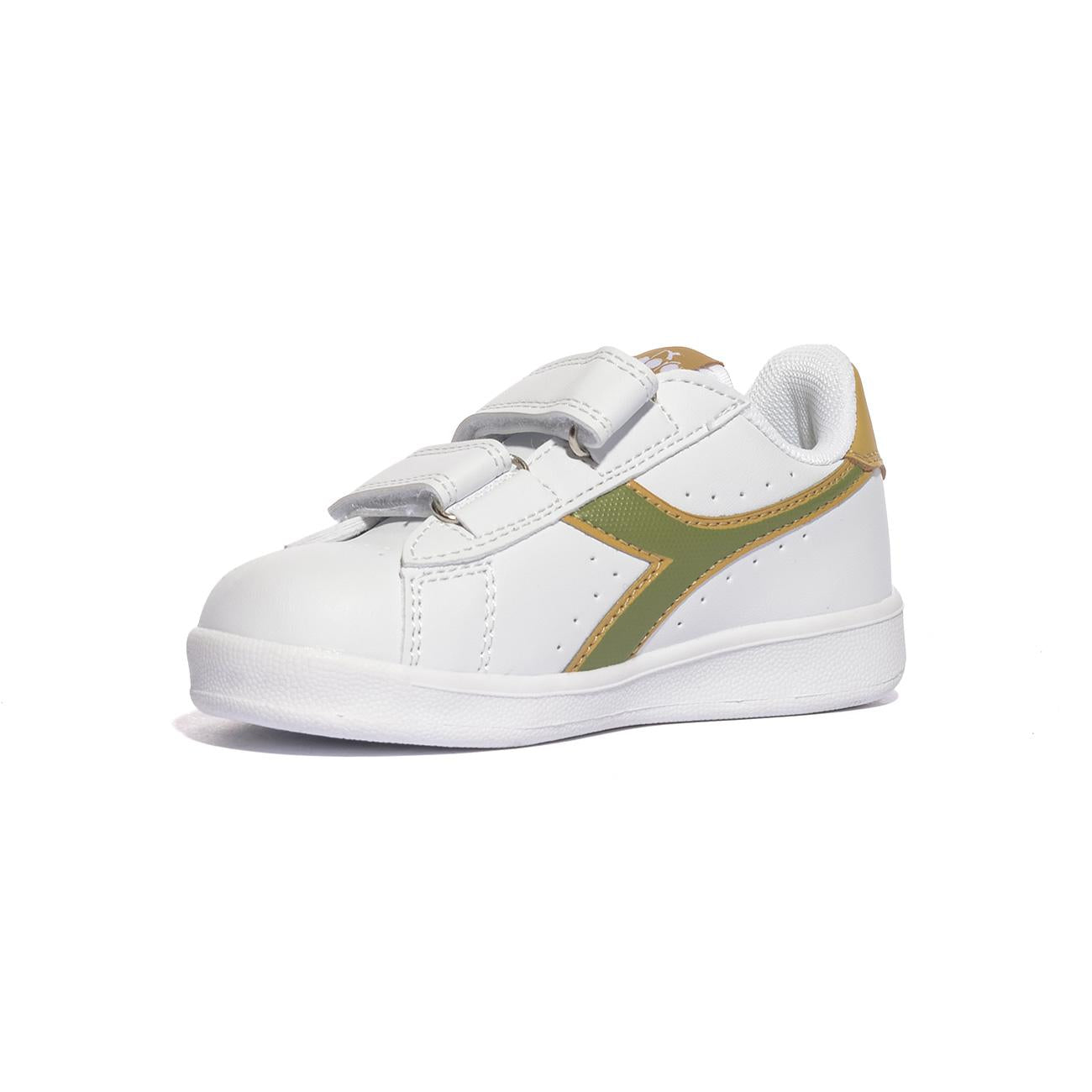Sneakers DIadora GAME P TD Bianche 101173339WHITE CALLISTE GREEN DIADORA