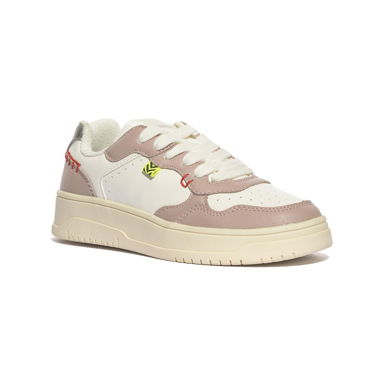Sneakers Geox LESTRELLA GIRL Bianche Rosa J56NLC 000BCWHITE ROSE   C0674 GEOX