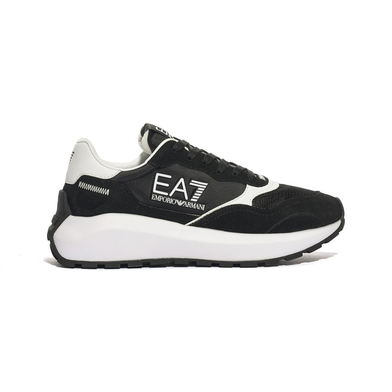 ARMANI 7X000341 BLACK WHITE Sneakers Uomo 