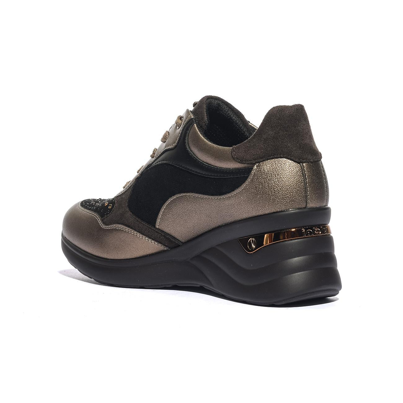 Sneakers In Blu In000401 Bronzo INBLIN000401BRONZO IN BLU