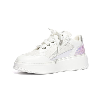 CULT T203 WHITE SILVER Sneakers Bambina 