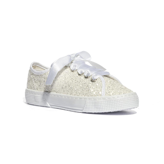 DXO 105 GLITTER BIANCO Sneakers Bambina 