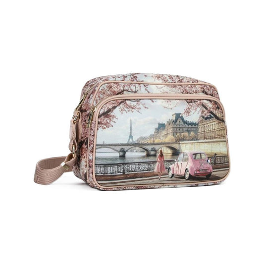 Y-NOT YES331S6 PARIS EN ROSE Borse Donna 
