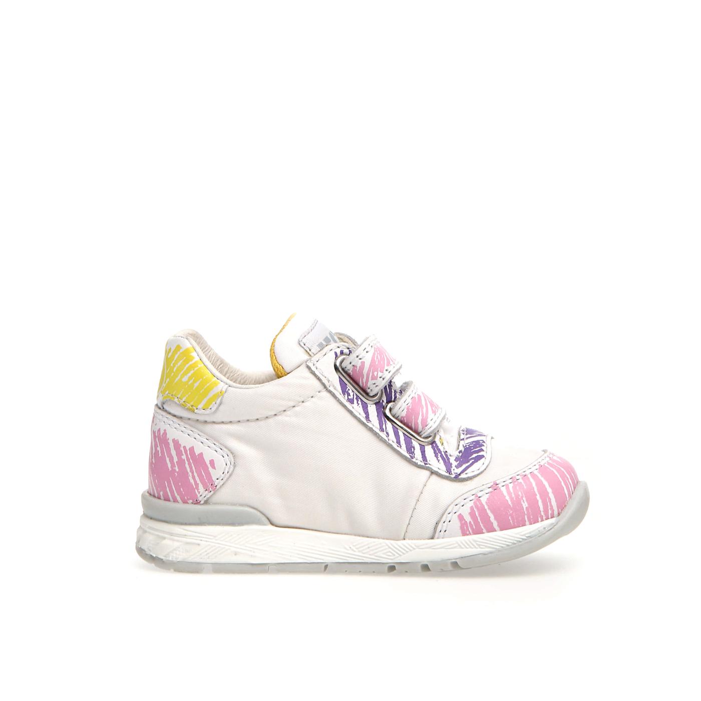 FALCOTTO 0012015873-16-1N39 WHITE-PINK-LAVENDER Sneakers Bambina 