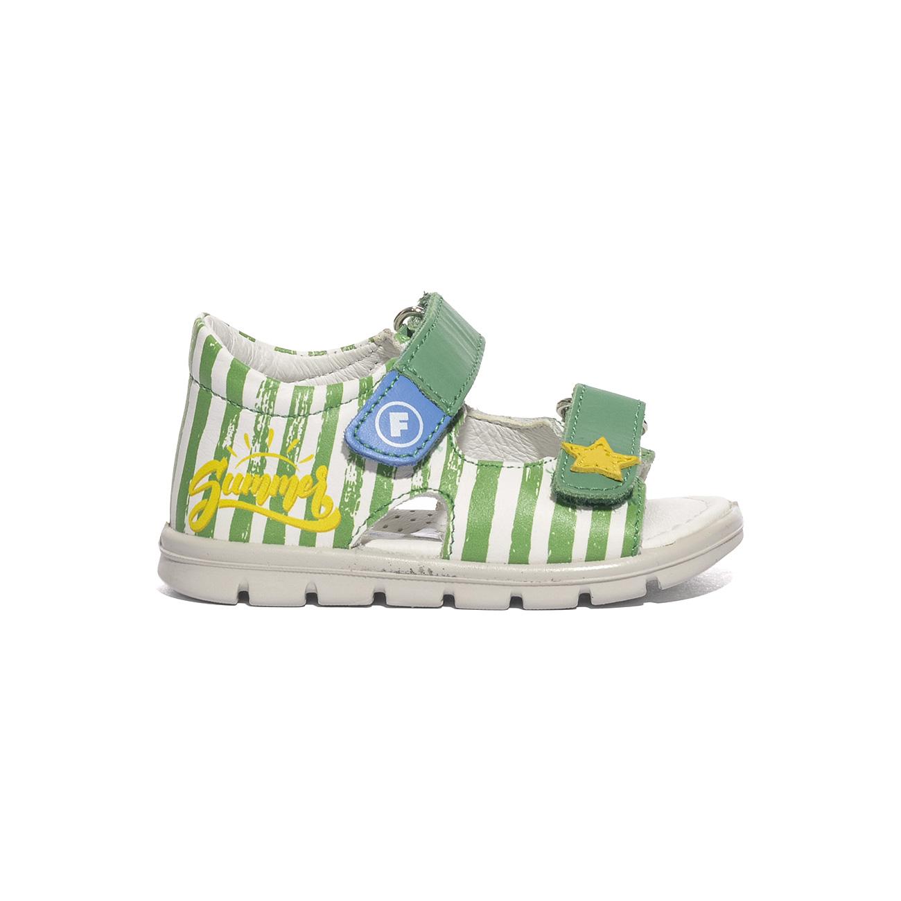 FALCOTTO 0011501113.01.1F28 GREEN WHITE Sandali Bambino 