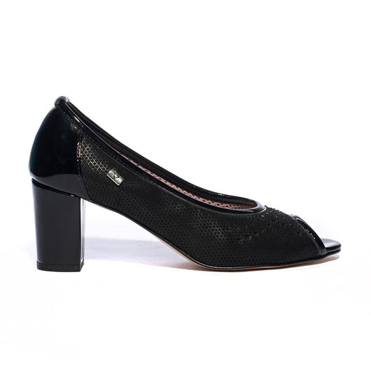 Décolleté Spuntato Elegante Valleverde Nero 45506NERO VALLEVERDE