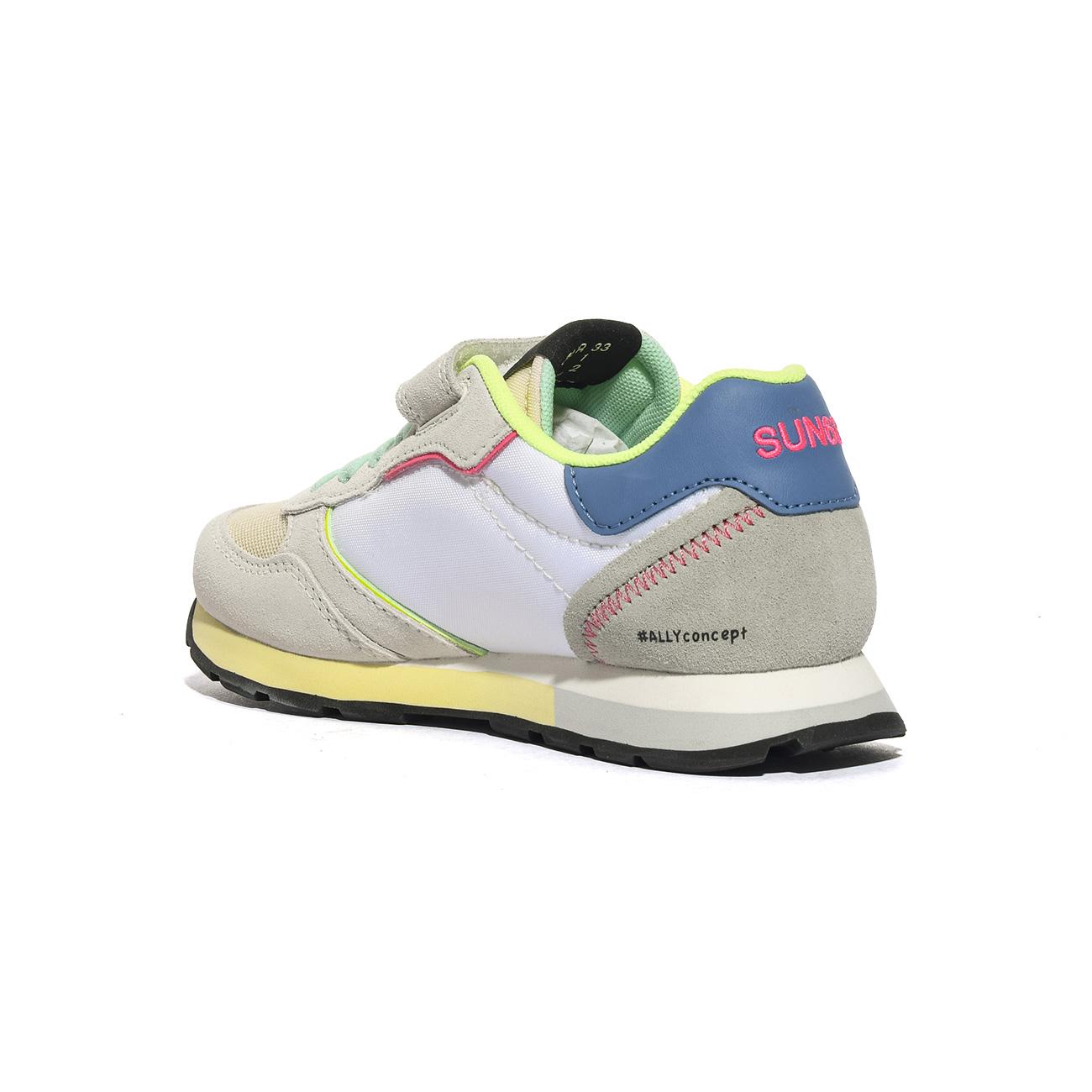 Sneakers Sun68 GIRL'S ALLY COLOR  EXPLOSION (KID) Bianche Z34404KBIANCO SUN 68