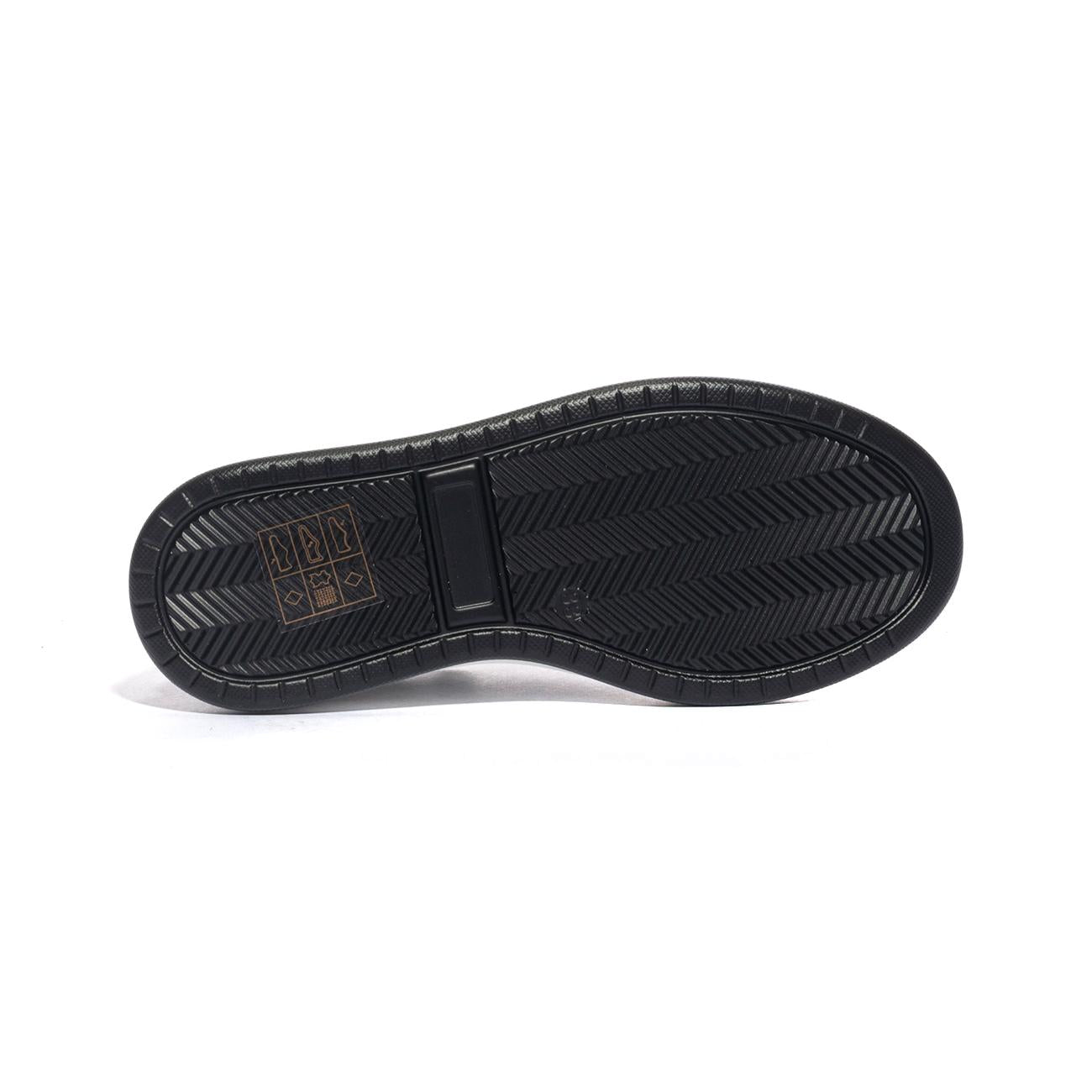 4US 43050 WHITE BLACK Sneakers Bambino 