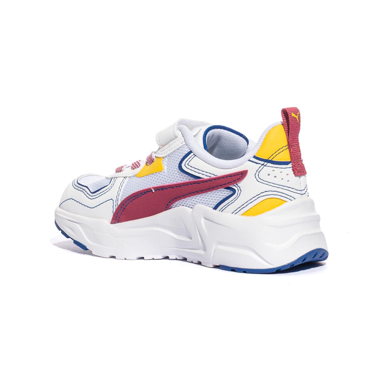PUMA 400663-01 white Sneakers Unisex Bambino 